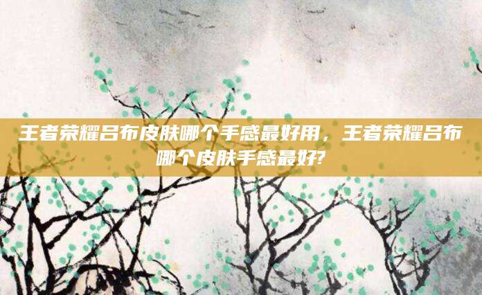 王者荣耀吕布皮肤哪个手感最好用，王者荣耀吕布哪个皮肤手感最好?