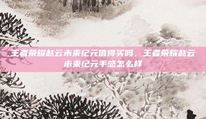 王者荣耀赵云未来纪元值得买吗，王者荣耀赵云未来纪元手感怎么样