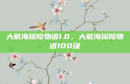 大航海探险物语1.0，大航海探险物语100级